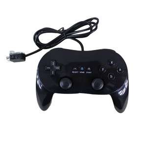Classic Pro Controller for Nintendo Wii Game Remote Black  