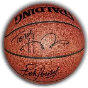 Bob Cousy Signed Basketball   Tom Heinsohn   Autographed Basketballs 