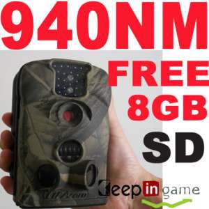 940NM Low Glow Invisible Hunting Trail Scouting Camera  