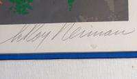 LeRoy Neiman Bistro Garden Serigraph Signed Art Limited Editon 