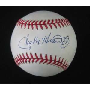 Tug McGraw Phillies Autographed/Signed Baseball JSA
