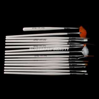 15pcs Nail art Design Gel pen Painting Brush set H23  