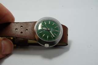 OMEGA LADIES GENEVE DYNAMIC WATCH GREEN DIAL RARE  