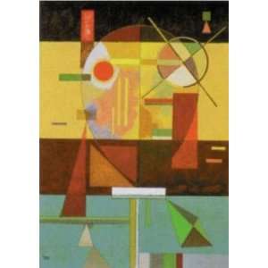 Wassily Kandinsky 23.5W by 33H  Zersetzte Spannung CANVAS Edge #5 