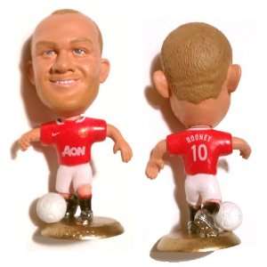 Manchester United FC Wayne Rooney #10 Toy Figure 2.5 (Silver Cleats)
