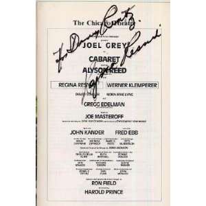  Stagebill CABARET signed Regina Resnick 1987 Everything 