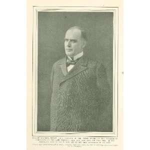  1901 Print President William McKinley 