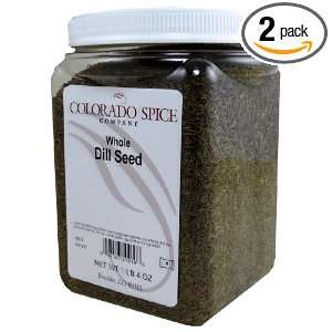Colorado Spice Dill Seed, Whole, 20 Ounce Jars (Pack of 2)