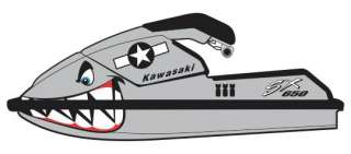 Kawasaki 650 SX JetSki Graphics Decal Kit   New   PWC  