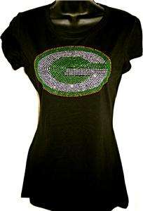 Green Bay Packers Bling Womens Tee All Colors & Sizes  