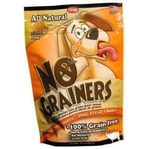    Top Quality No Grainer Dog Treats   Pork   10 Oz