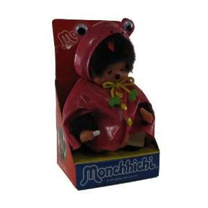  Monchichi Girl In Pink Raincoat Toys & Games