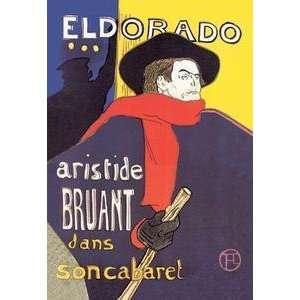  Vintage Art Dorado Aristide Bruant dans son Cabaret 