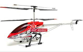 36 inch SKY KING GYRO 8501 Metal 3.5 Channel RC Helicopter Red+Main 