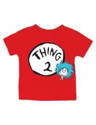 Dr. Seuss Thing Two Short Sleeve T Shirt, 12 Months