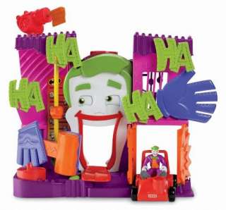 NEW FISHER PRICE IMAGINEXT DC SUPER FRIENDS THE JOKERS FUN HOUSE 
