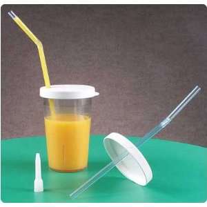  Sip Tip Drinking Cup With Lid & One way Valve & 10 straws 