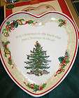 Spode Christmas Tree New in box Dessert Tray Retails for 63 Holiday 