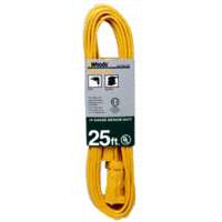 NEW WOODS INDUSTRIES YELLOW EXTENSION CORD 25FT  