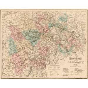  Gray 1873 Antique Map of South Eastern Germany   $109 