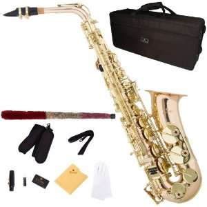  3Series AS 380 Brass Eb Intermediate to Advanced Alto Saxophone 