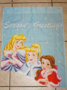 DISNEY PRINCESS Seasons Greetings Christmas Flag  