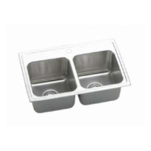  Elkay DLR2918103 top mount double bowl kitchen sink