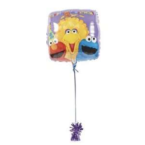Sesame Street 1st Birthday Mylar Balloon   Balloons & Streamers 