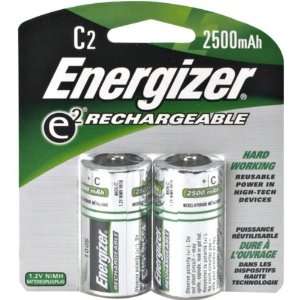  Rechargeable NiMH Battery Retail Pack, 2500mAh   2 Pack (Batteries 