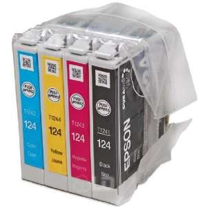 Genuine Epson 124 T124 Ink Inkjet Catridege Includes T124120 T124220 