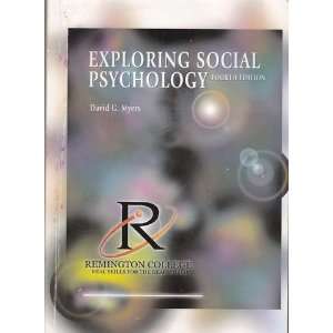  Exploring Social Psychology 2006 publication Books