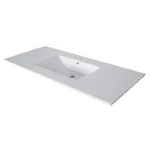   Vanity top with Overflow Faucet Mount Single Hole