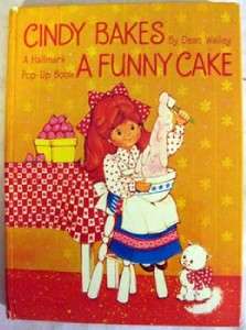 RARE Cindy Bakes a Funny Cake Hallmark Pop Up Book NICE  