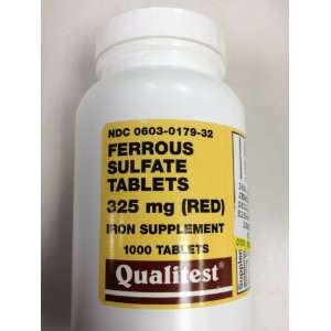  Ferrous Sulfate Tablets 325 Mg.