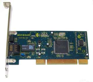 Netgear FA311 Rev D2 PCI 10/100 Ethernet Card NIC  