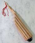 Thai Bamboo Tubes Whistle Ethnic Traditional Music Instrument