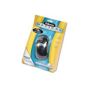  Fellowes® Five Button Optical Mouse with Antimicrobial 