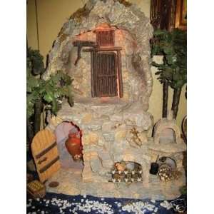  Fontanini Lighted 18H Grotto Creche #50246 by Roman for 5 