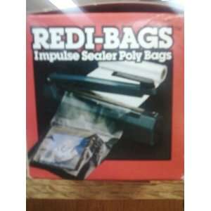  Redi Bags   Impulse Sealer Poly Bags 6 Wide 6 X 75 Long 