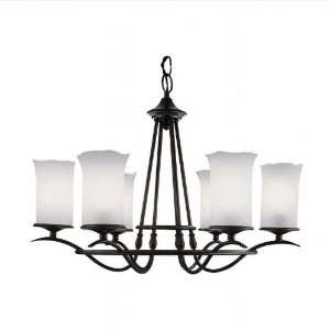  Candle Light Chandelier in Iron or Nickel   Item FC F1483 