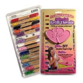 My Friendship Bracelet Maker Refill Threads with Replacement Clip by 