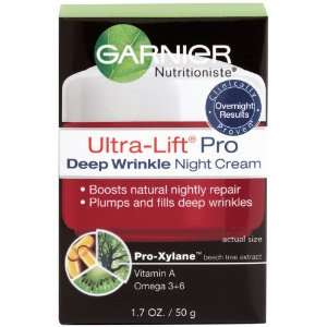  Garnier Ultra  Lift Pro Deep Wrinkle Night Cream, 1.70 