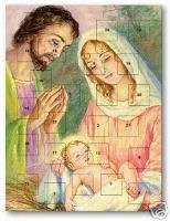 King of Glory Religious Advent Calendar 7 5/8 x 10 w/ Advents Prayer 