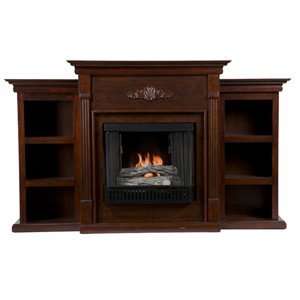  SEI CSN5458BG Franklin Gel Fuel Fireplace with Bookcases 