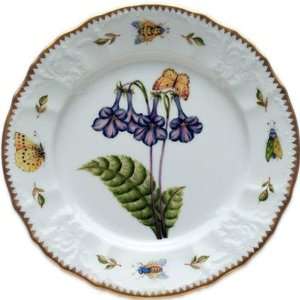 Anna Weatherley Redoute 8 In Salad Plate   Purple Flower