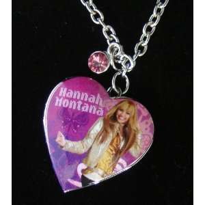   Star Photo Pink Heart Locket Charm Necklace Silver Tone Toys & Games