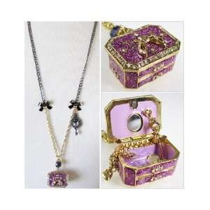 Betsey Johnson Tzarna Princess Jewelry Box Necklace