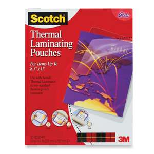   Scotch Tp385450 Thermal Laminating Pouch   Letter 8.5 Width X 11