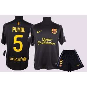  Barcelona 2012 Puyol Away Jersey Shirt & Shorts Size XL 