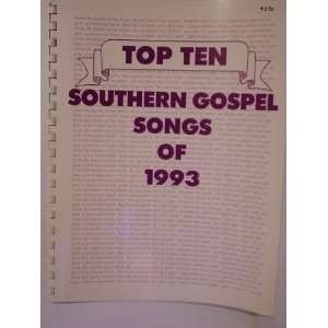   Southern Gospel Songs of 1993 Songbook Mojave Music Publishing Books